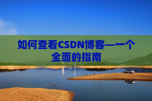 如何查看CSDN博客—一个全面的指南